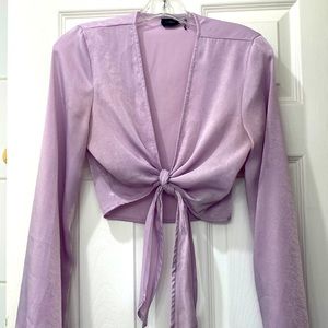 UO Lilac tie top